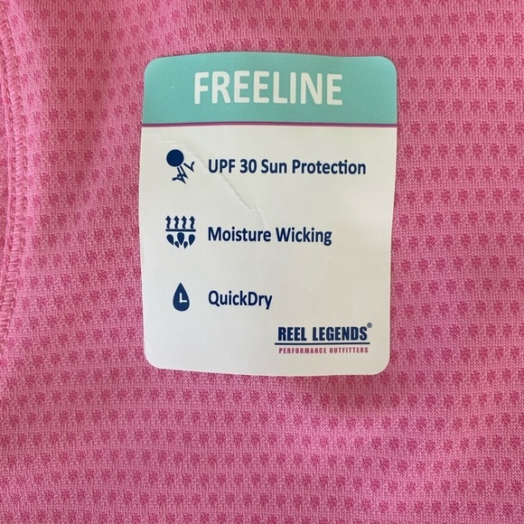 NWT Reel Legends Pullover Round Neckline Long Sleeve UPF 30 Quick Dry Women’s XL - Picture 6 of 8